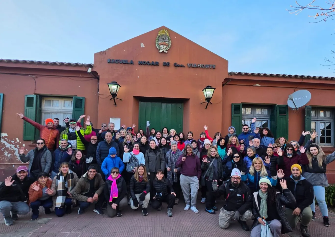 ¡General Viamonte recibió a un contingente de 60 visitantes...