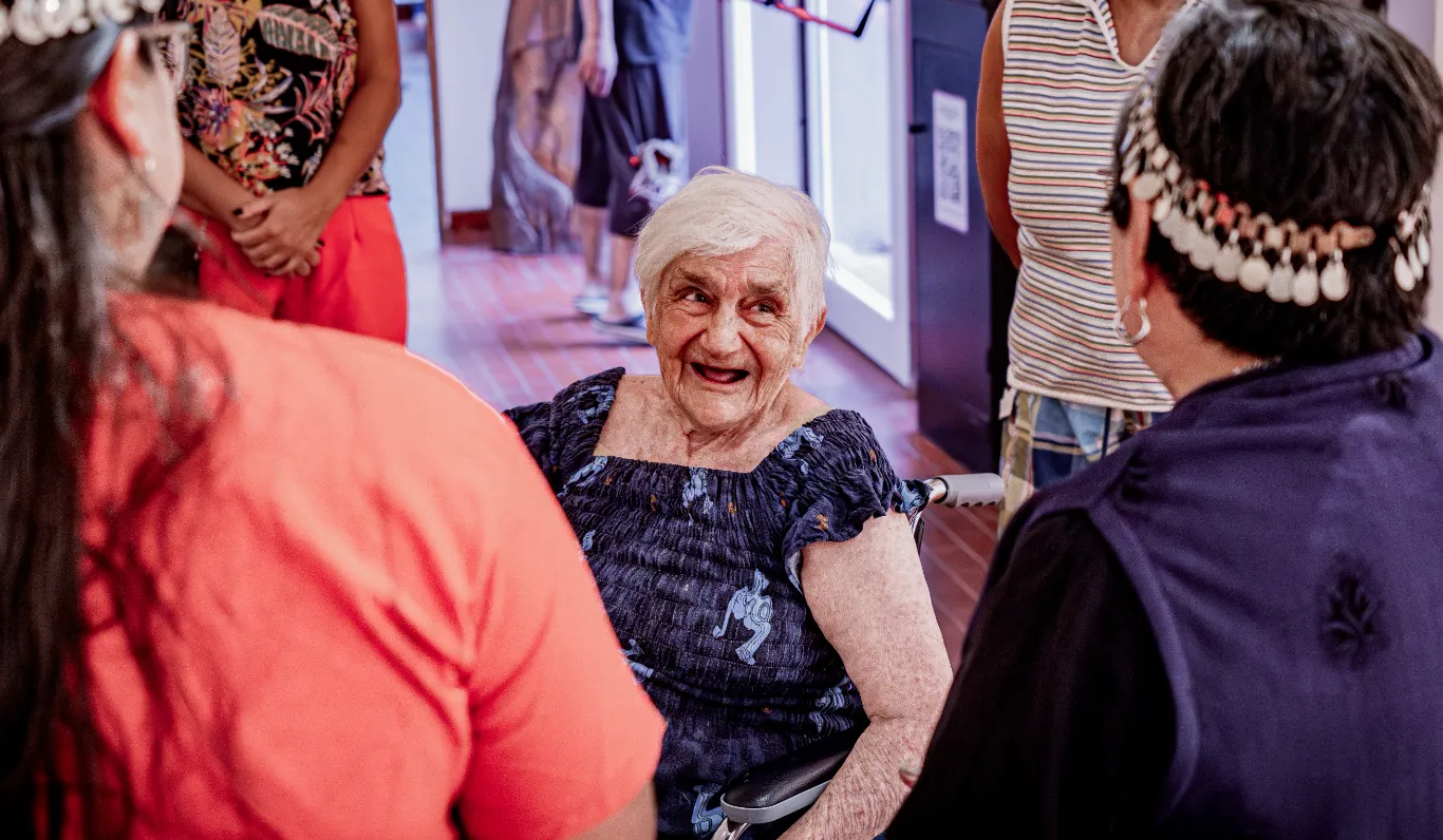 ¡Nos visitó la bisnieta de nuestro fundador!